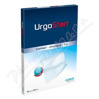 Krytí Lipido-koloidní Urgostart Contact s akcelerátorem hojení 15cmx20cm