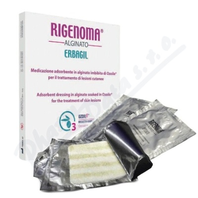 Rigenoma Alginátové krytí s OZOILE® 5 ks