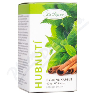 Dr.Popov Hubnutí 60 bylinných kapslí