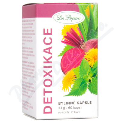 Dr.Popov Detoxikace 60 bylinných kapslí