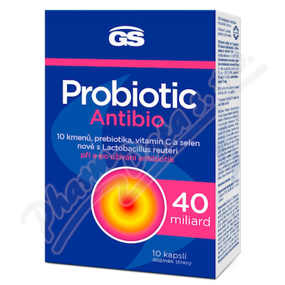 GS Probiotic Antibio 10 kapslí