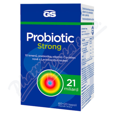 GS Probiotic Strong 60+20 kapslí