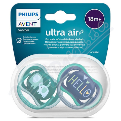 Philips Avent šidítko Ultra Air 18m+ chlapec 2ks
