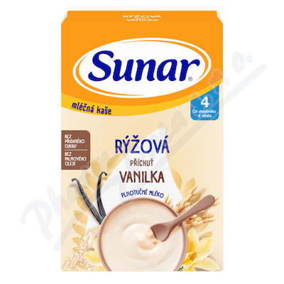 Sunar Mléčná rýžová kaše vanilka 210 g