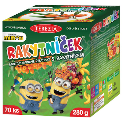 Rakytníček želatinky Mimoni 70ks