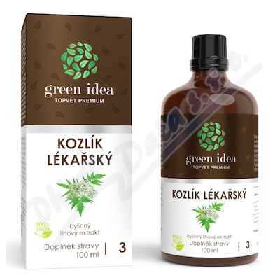 Green Idea Kozlík lékařský bylinný extrakt 100 ml