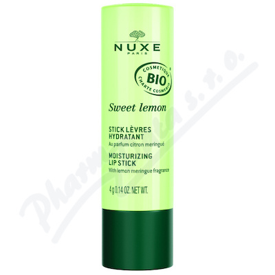 Nuxe Sweet Lemon Zvláčňující Tyčinka Na Rty Bio 4g