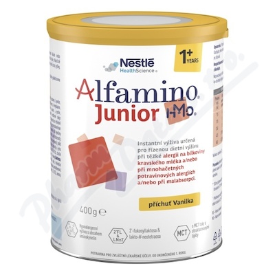 Alfamino Junior HMO příchuť Vanilka 2x400g