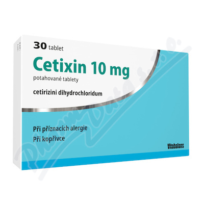 Cetixin 10mg potahované tablety 30