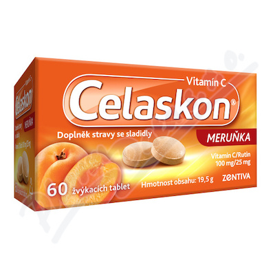 Celaskon meruňka 100 mg 60 tablet