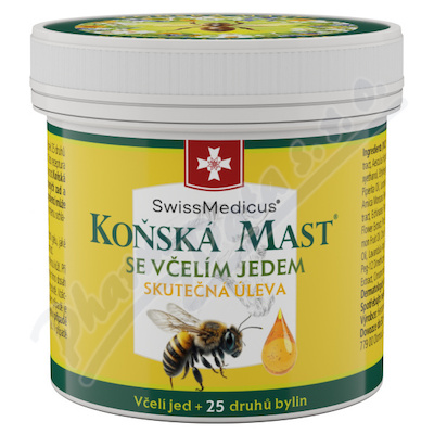 Swissmedicus Koňská mast se včelím jedem 150 ml