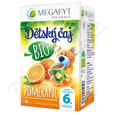 Megafyt Dětský čaj Pomeranč Bio 20x2g