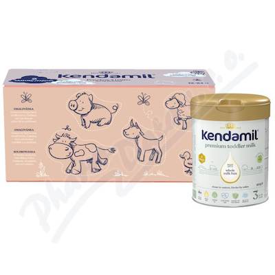 Kendamil Premium 3 batolecí mléko HMO 3x800g+dárek