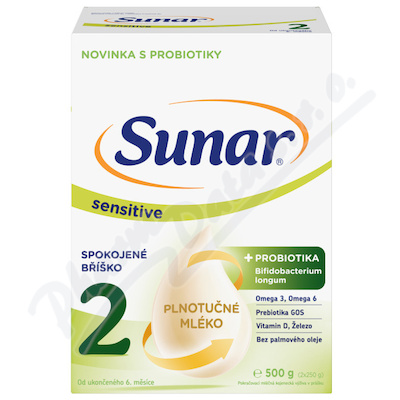 Sunar Sensitive 2 Od 6m+ 500g