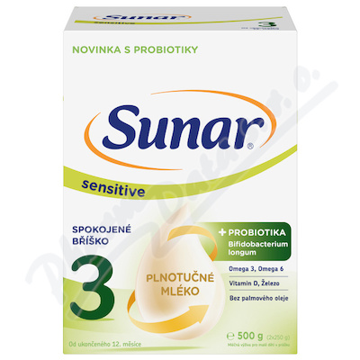 Sunar Sensitive 3 Od 12m+ 500g