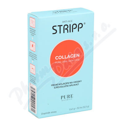 Pure District Stripp Collagen pure oral skincare 30 ks