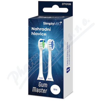 SimplyMed náhradní hlavice k sonickému kartáčku DT1013B - bílé