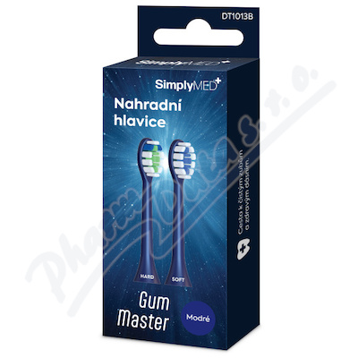 SimplyMed náhradní hlavice k sonickému kartáčku DT1013B - modré