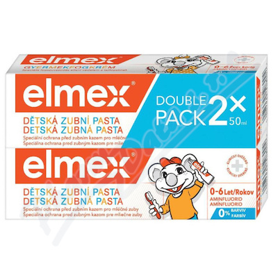 Elmex dětská zubní pasta duo 2 x 50 ml
