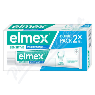 Elmex Sensitive whitening zubní pasta duo 2 x 75 ml