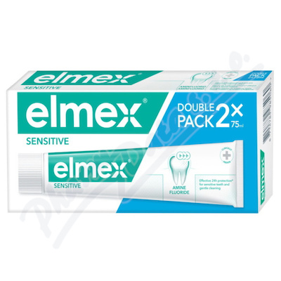 Elmex Sensitive zubní pasta duo 2x 75 ml
