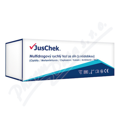 JusChek Multidrogový rychlý test ze slin 1 kus