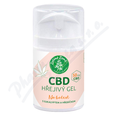 Zelená Země Cbd Hřejivý Gel 50g