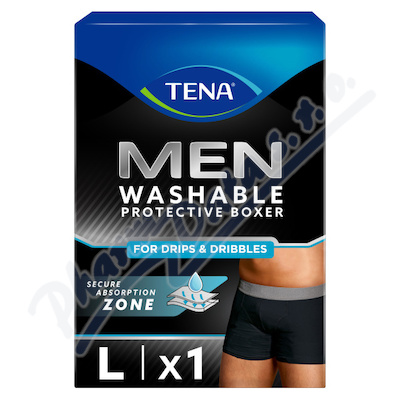 Tena Men Washable Boxers L černé inkontinenční boxerky 1ks 84945
