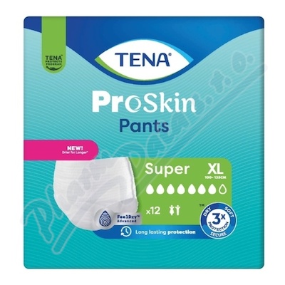 Tena ProSkin Pants Super XL inkontinenční kalhotky 12ks 793715