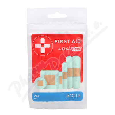 Fixaplast First Aid Aqua Náplast Mix 24ks