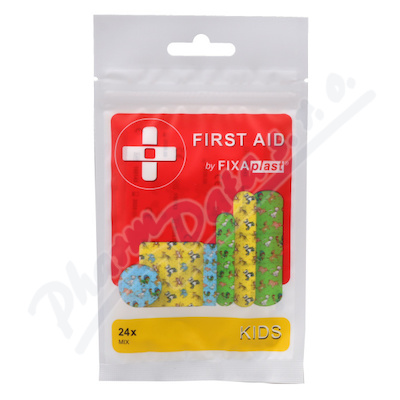 Fixaplast First Aid Kids Náplast Mix 24ks