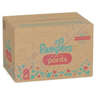 Pampers Pants velikost 7, plenkové kalhotky 17 kg+, 80 ks