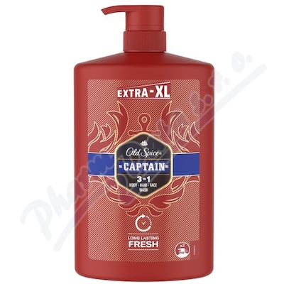Old Spice Captain sprchový gel a šampon 3v1 Fresh Extra-XL 1000ml