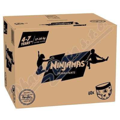Ninjamas Pyjama Pants Plen.kalh.17-30kg Space 60ks