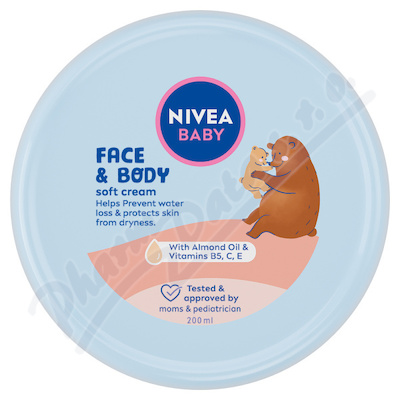 Nivea Baby Face & Body hydratační krém 200 ml
