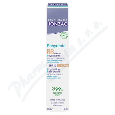 Jonzac Rehydrate BB krém clair SPF10 BIO 40ml