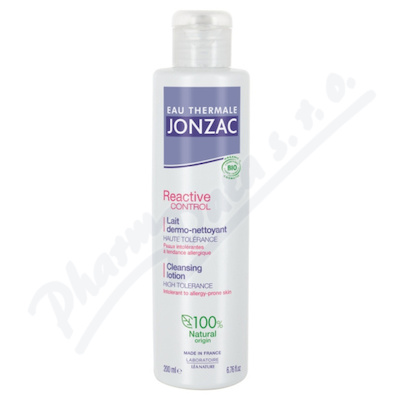 Jonzac Reactive Odličovací mléko na intolerantní pleť a oči BIO 200ml
