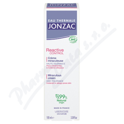 Jonzac Reactive Zázračný krém na poraněnou a zarudlou pokožku BIO 100ml