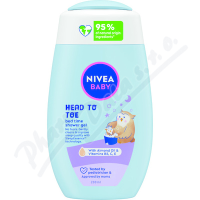 Nivea Baby Head to Toe zklidňující sprchový gel 200ml 80546