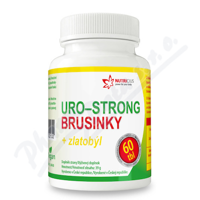 Uro-strong Brusinky + zlatobýl 60 tablet