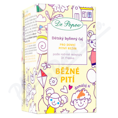 Dr.Popov Dětský bylinný čaj - Běžné pití 20 x 1.5 g