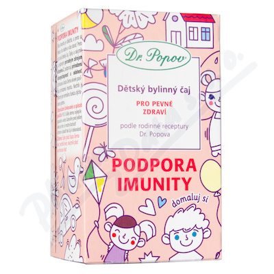 Dr.Popov Dětský bylinný čaj - Podpora imunity 20 x 1.5 g