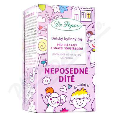 Dr.Popov Dětský bylinný čaj - Neposedné dítě 20 x 1.5 g