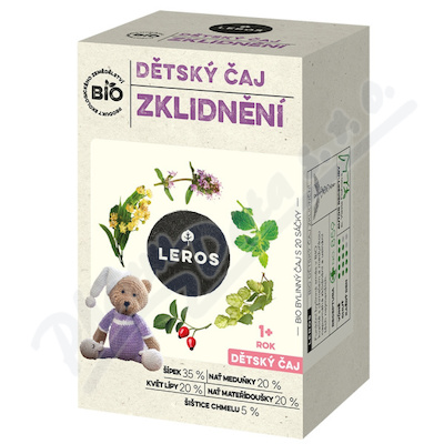 Leros Dětský čaj Zklidnění 12m+ Bio 20 x 1.8 g