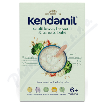 Kendamil mléčná kaše brokolice + květák + rajče 150 g 6m+