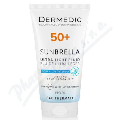 Dermedic Sunbrella Ultra lehká emulze na opalování SPF50+ mastná a kombinovaná pleť 40 ml