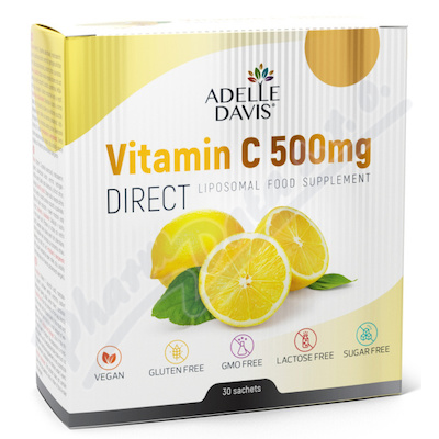Adelle Davis Vitamin C 500 mg DIRECT 30 x 3.2 g