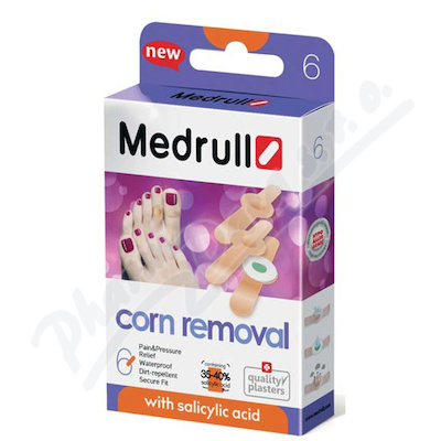Medrull náplasti k odstranění kuřího oka 6 kusů