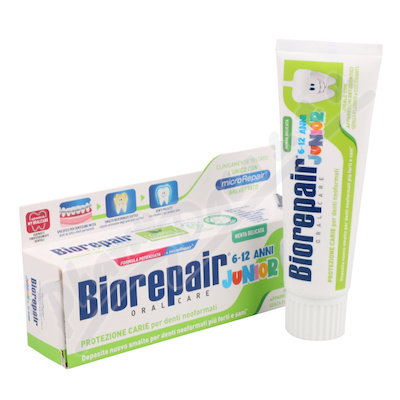 Biorepair Junior 6-12 zubní pasta Máta 75 ml