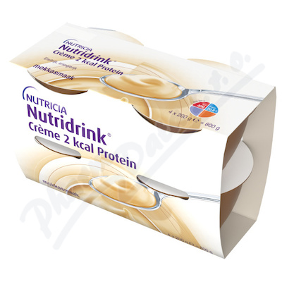 Nutridrink Creme 2 Kcal Protein S Příchutí Kávy perorální roztok 4x200g